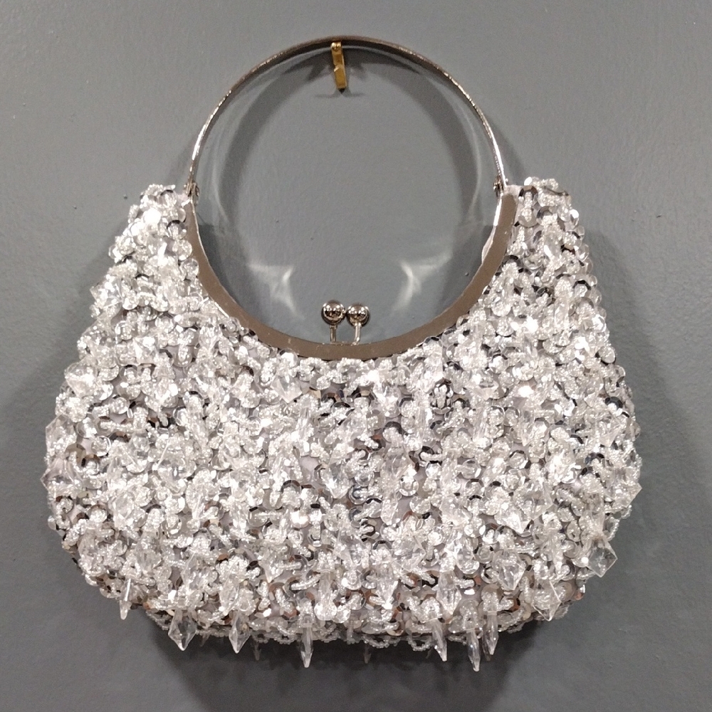 Chic Silver Women's Cosmetic Bag